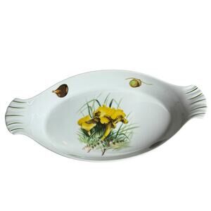 Vintage Louis Lourioux Fire Proof France Casserole Baking Oven Serving Dish Pan